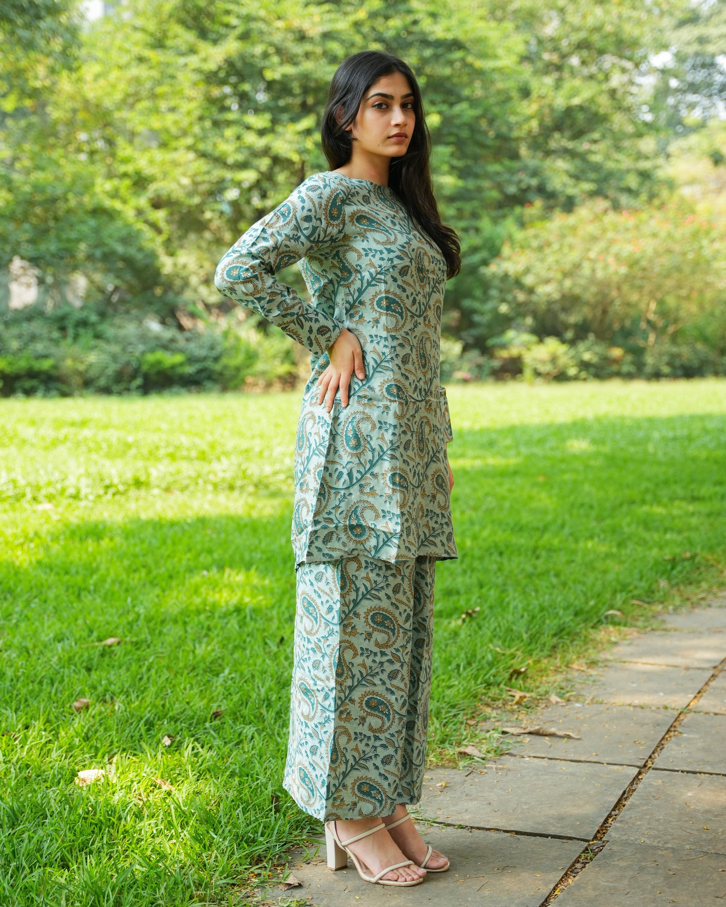 Modal Silk Kurtha -Luxurious Elegance